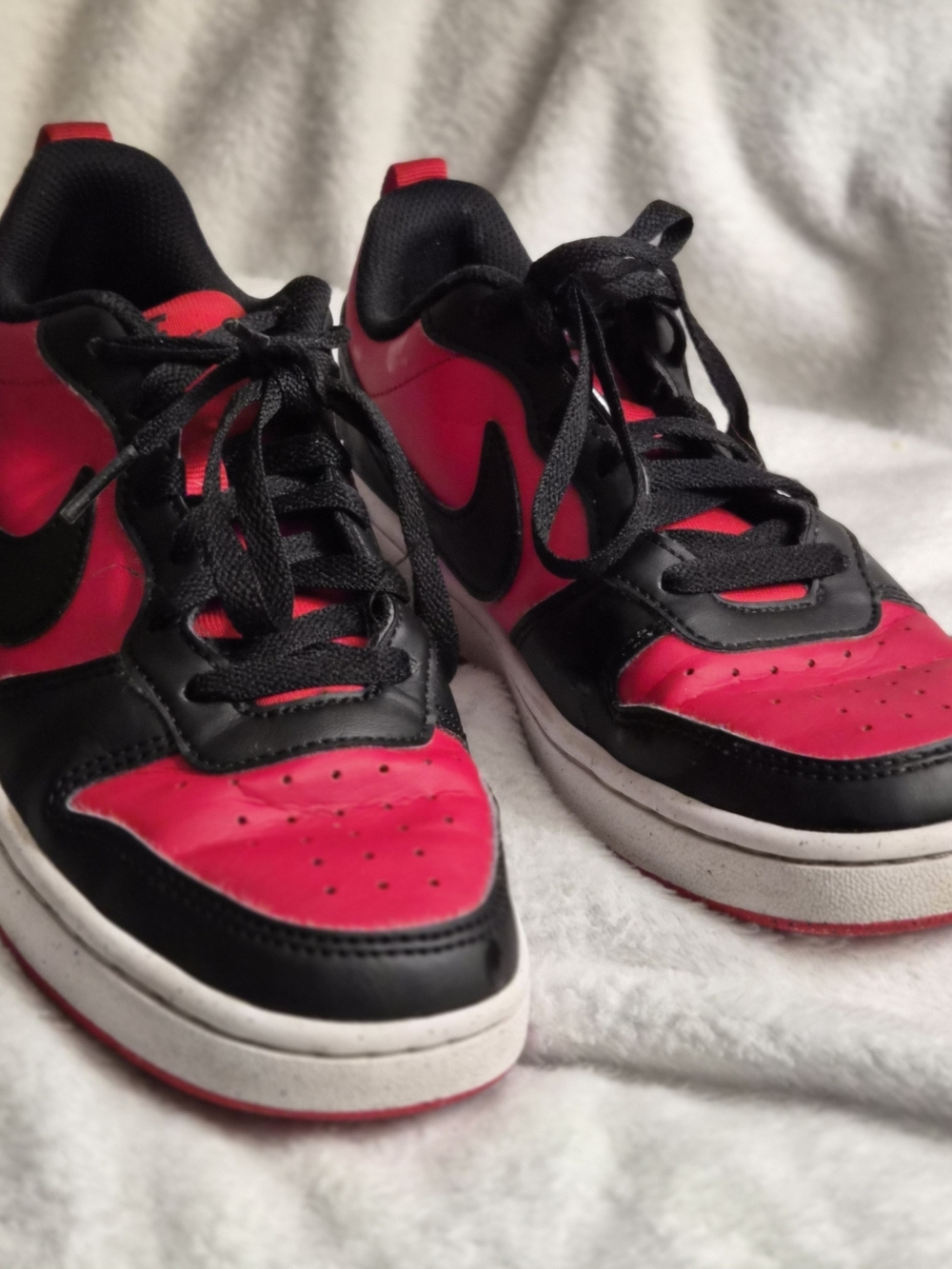 Nike GUC Court Borough Low Recraft GS "Bred" – Size 5.5Y